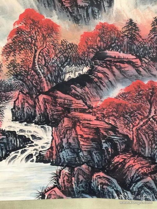 可染手繪山水畫(huà)2米 x0.80米老畫(huà),議價(jià)商品,買家自鑒