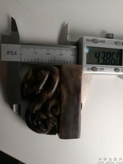 清,吳昌碩作,壽山善伯石,龍鈕,書畫閑章 69克