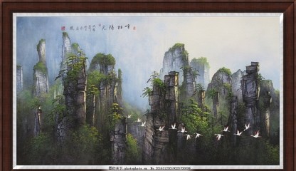 王志進砂石畫 張家界